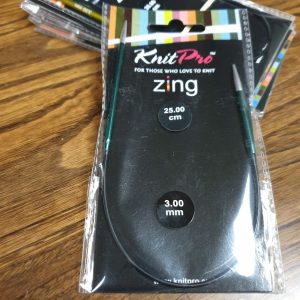 Aguja Zing 25cm 3mm