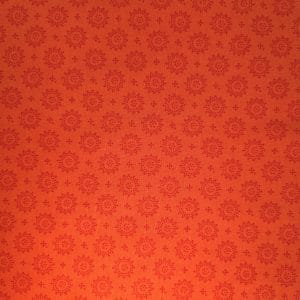 Tela Patchwork Mandalas Naranja