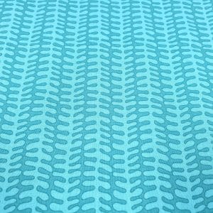 Tela Sunlit Espina de Pez Turquesa