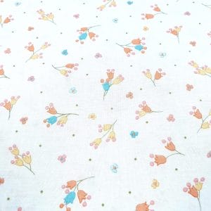 Tela Sunlit Flor Peq Crema