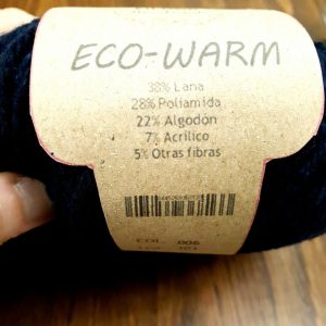 lana hilado eco-warm reciclada