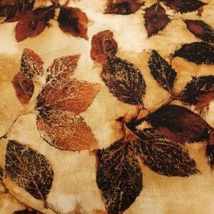 tela patchwork hojas