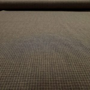 tela patchwork tramada cuadros marron
