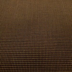 tela patchwork homespun cuadros pequeños marron