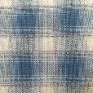 tela cuadros patchwork homespun azul