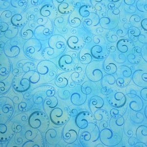 Tela Trasera Patchwork Benartex Turquesa